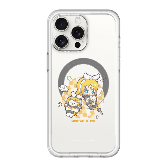 スリムプロテクションプレミアムケース with MagSafe［ しろたん×初音ミク - しろたん×鏡音リン ］