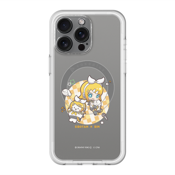 スリムプロテクションプレミアムケース with MagSafe［ しろたん×初音ミク - しろたん×鏡音リン ］