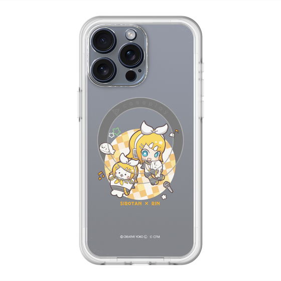 スリムプロテクションプレミアムケース with MagSafe［ しろたん×初音ミク - しろたん×鏡音リン ］