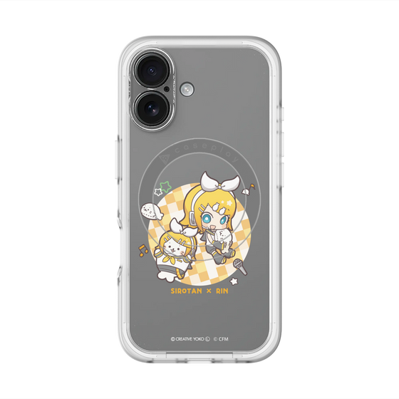 スリムプロテクションプレミアムケース with MagSafe［ しろたん×初音ミク - しろたん×鏡音リン ］