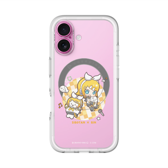 スリムプロテクションプレミアムケース with MagSafe［ しろたん×初音ミク - しろたん×鏡音リン ］