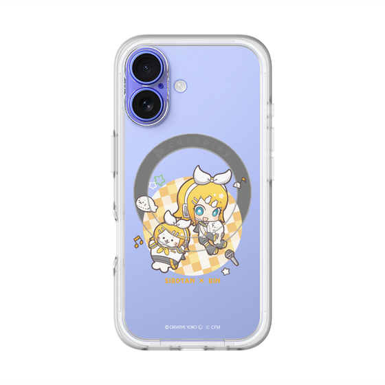 スリムプロテクションプレミアムケース with MagSafe［ しろたん×初音ミク - しろたん×鏡音リン ］