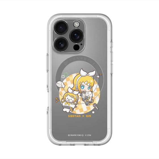 スリムプロテクションプレミアムケース with MagSafe［ しろたん×初音ミク - しろたん×鏡音リン ］