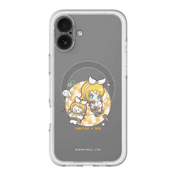 スリムプロテクションプレミアムケース with MagSafe［ しろたん×初音ミク - しろたん×鏡音リン ］