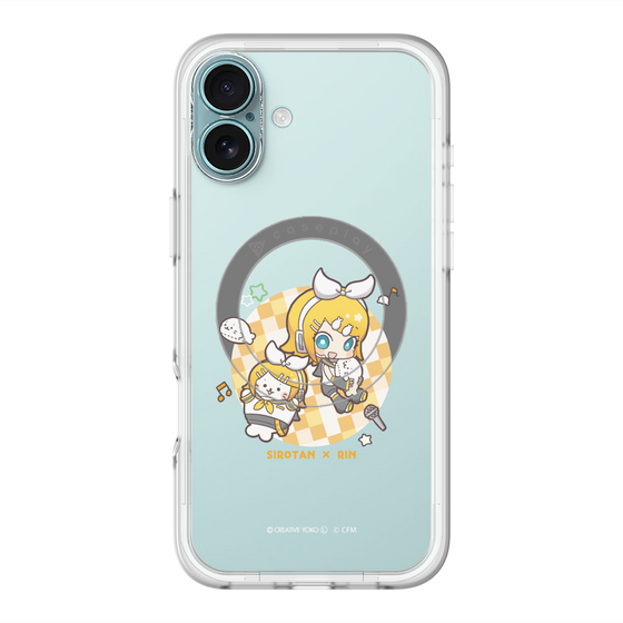 スリムプロテクションプレミアムケース with MagSafe［ しろたん×初音ミク - しろたん×鏡音リン ］