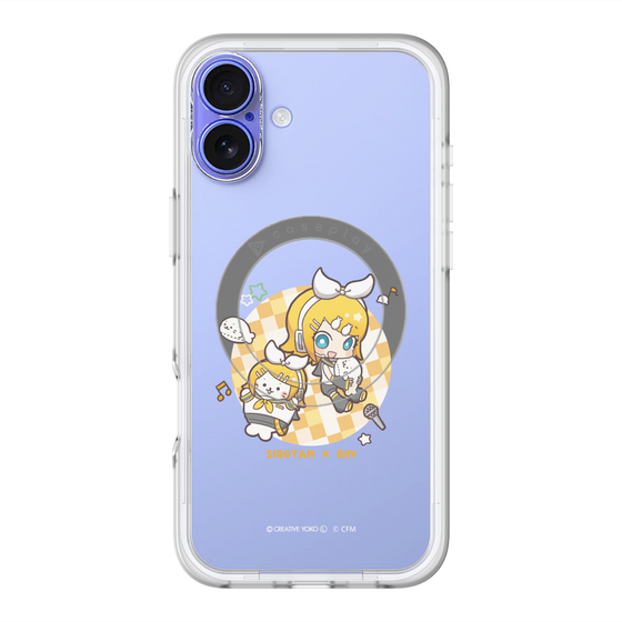 スリムプロテクションプレミアムケース with MagSafe［ しろたん×初音ミク - しろたん×鏡音リン ］