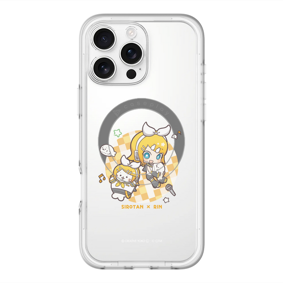 スリムプロテクションプレミアムケース with MagSafe［ しろたん×初音ミク - しろたん×鏡音リン ］