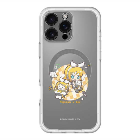 スリムプロテクションプレミアムケース with MagSafe［ しろたん×初音ミク - しろたん×鏡音リン ］