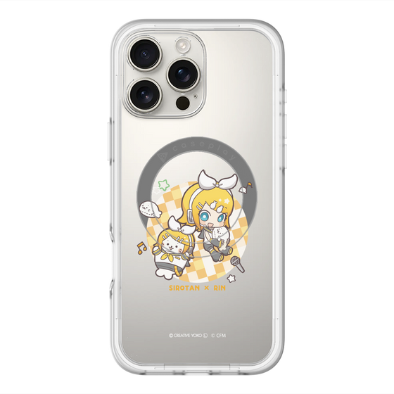 スリムプロテクションプレミアムケース with MagSafe［ しろたん×初音ミク - しろたん×鏡音リン ］