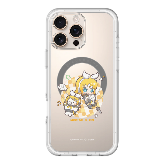 スリムプロテクションプレミアムケース with MagSafe［ しろたん×初音ミク - しろたん×鏡音リン ］