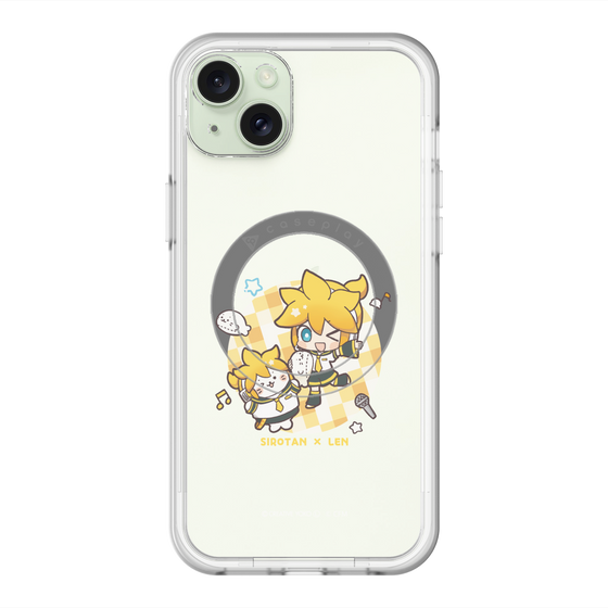 スリムプロテクションプレミアムケース with MagSafe［ しろたん×初音ミク - しろたん×鏡音レン ］