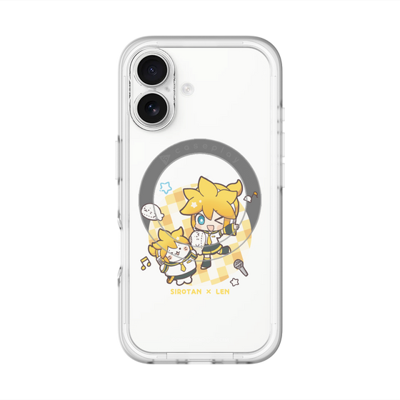 スリムプロテクションプレミアムケース with MagSafe［ しろたん×初音ミク - しろたん×鏡音レン ］