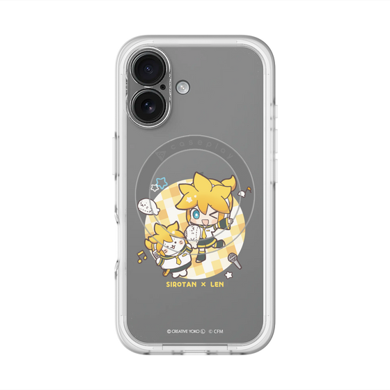スリムプロテクションプレミアムケース with MagSafe［ しろたん×初音ミク - しろたん×鏡音レン ］
