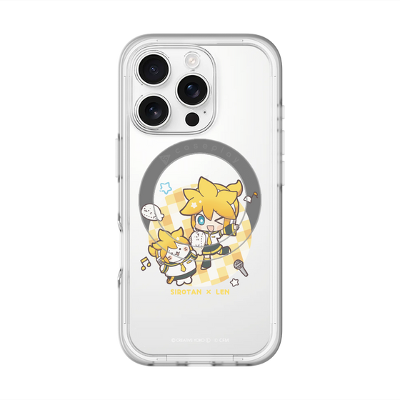 スリムプロテクションプレミアムケース with MagSafe［ しろたん×初音ミク - しろたん×鏡音レン ］