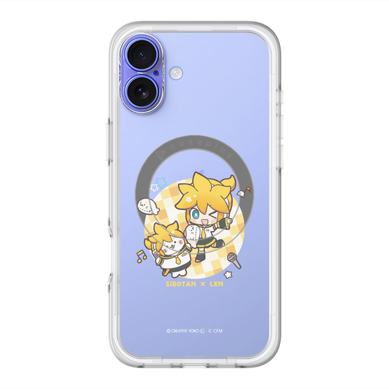スリムプロテクションプレミアムケース with MagSafe［ しろたん×初音ミク - しろたん×鏡音レン ］