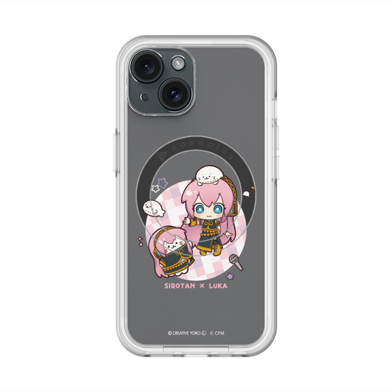 スリムプロテクションプレミアムケース with MagSafe［ しろたん×初音ミク - しろたん×巡音ルカ ］