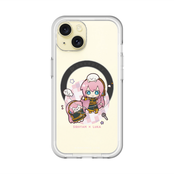 スリムプロテクションプレミアムケース with MagSafe［ しろたん×初音ミク - しろたん×巡音ルカ ］