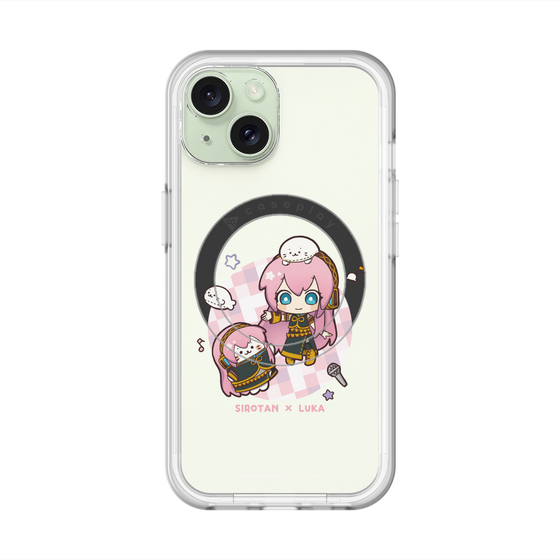 スリムプロテクションプレミアムケース with MagSafe［ しろたん×初音ミク - しろたん×巡音ルカ ］