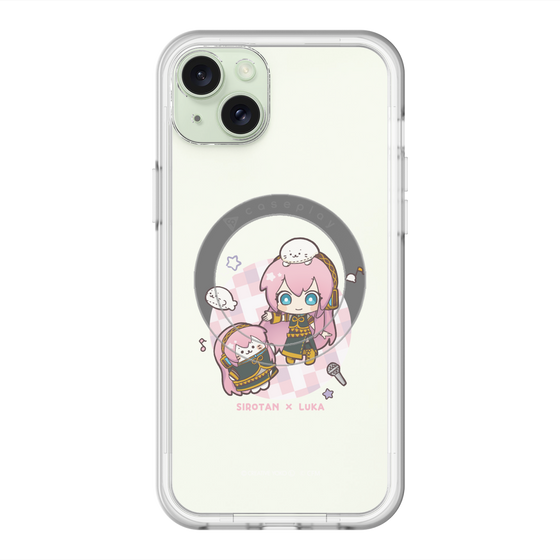 スリムプロテクションプレミアムケース with MagSafe［ しろたん×初音ミク - しろたん×巡音ルカ ］