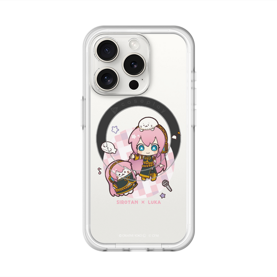 スリムプロテクションプレミアムケース with MagSafe［ しろたん×初音ミク - しろたん×巡音ルカ ］