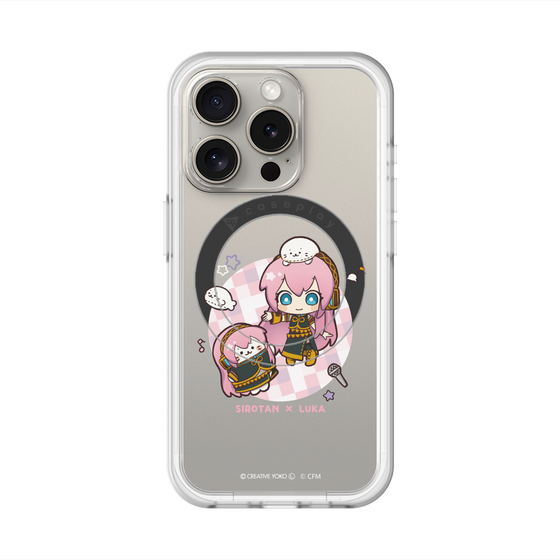 スリムプロテクションプレミアムケース with MagSafe［ しろたん×初音ミク - しろたん×巡音ルカ ］
