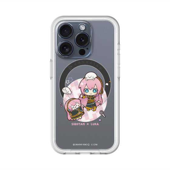 スリムプロテクションプレミアムケース with MagSafe［ しろたん×初音ミク - しろたん×巡音ルカ ］
