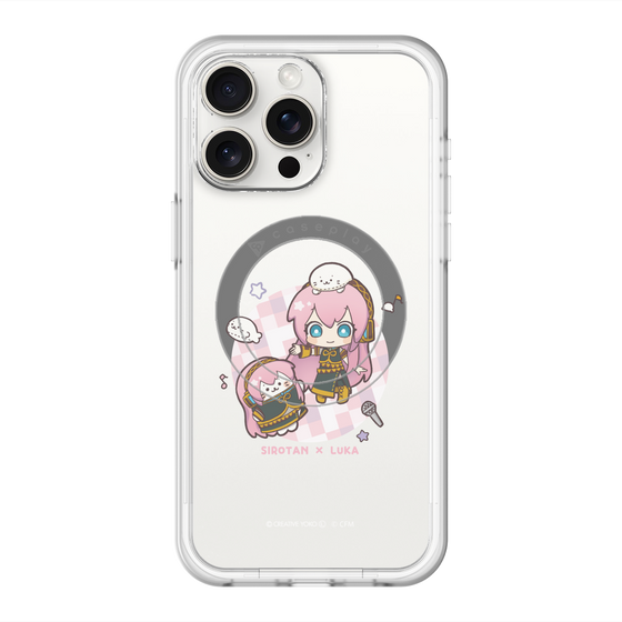 スリムプロテクションプレミアムケース with MagSafe［ しろたん×初音ミク - しろたん×巡音ルカ ］