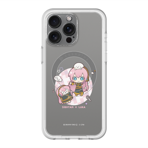 スリムプロテクションプレミアムケース with MagSafe［ しろたん×初音ミク - しろたん×巡音ルカ ］