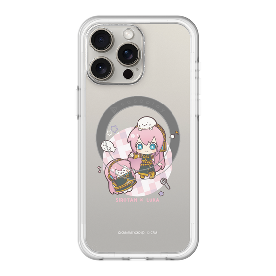 スリムプロテクションプレミアムケース with MagSafe［ しろたん×初音ミク - しろたん×巡音ルカ ］