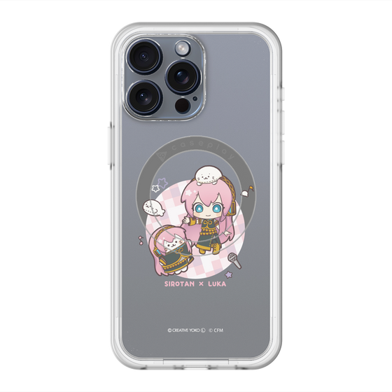 スリムプロテクションプレミアムケース with MagSafe［ しろたん×初音ミク - しろたん×巡音ルカ ］