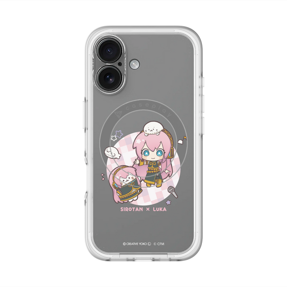スリムプロテクションプレミアムケース with MagSafe［ しろたん×初音ミク - しろたん×巡音ルカ ］