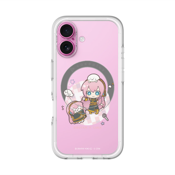 スリムプロテクションプレミアムケース with MagSafe［ しろたん×初音ミク - しろたん×巡音ルカ ］