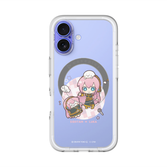 スリムプロテクションプレミアムケース with MagSafe［ しろたん×初音ミク - しろたん×巡音ルカ ］