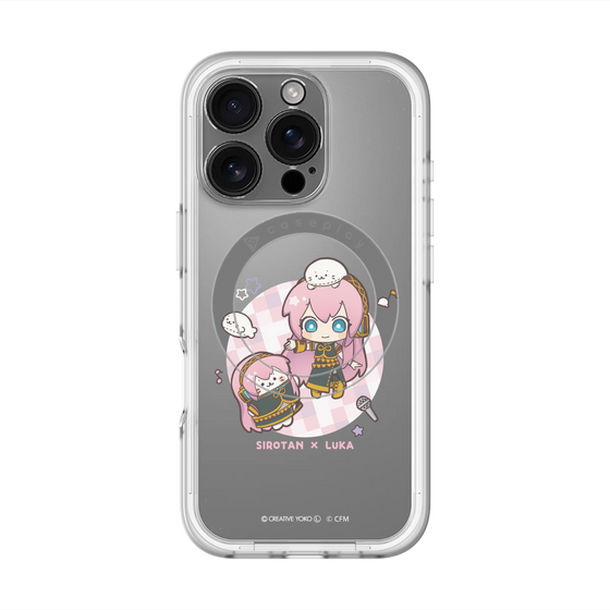 スリムプロテクションプレミアムケース with MagSafe［ しろたん×初音ミク - しろたん×巡音ルカ ］