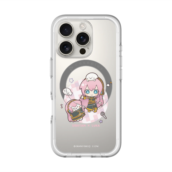 スリムプロテクションプレミアムケース with MagSafe［ しろたん×初音ミク - しろたん×巡音ルカ ］