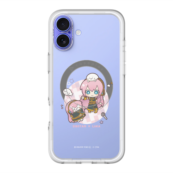スリムプロテクションプレミアムケース with MagSafe［ しろたん×初音ミク - しろたん×巡音ルカ ］