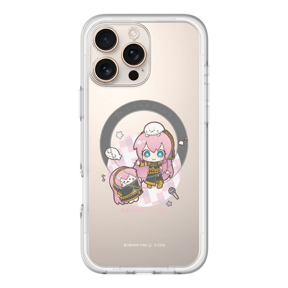 スリムプロテクションプレミアムケース with MagSafe［ しろたん×初音ミク - しろたん×巡音ルカ ］