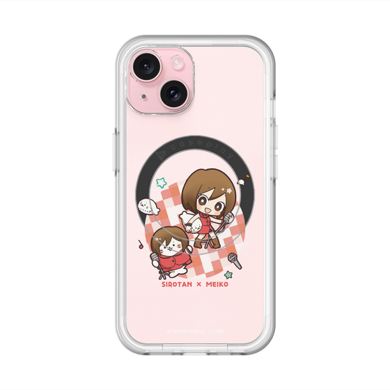 スリムプロテクションプレミアムケース with MagSafe［ しろたん×初音ミク - しろたん×MEIKO ］