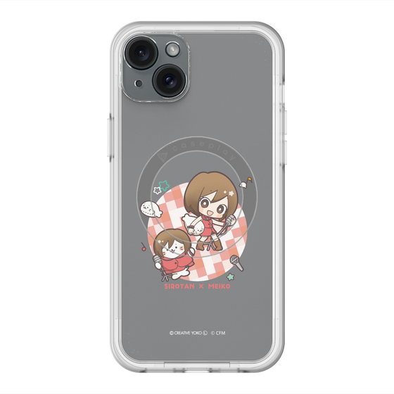 スリムプロテクションプレミアムケース with MagSafe［ しろたん×初音ミク - しろたん×MEIKO ］