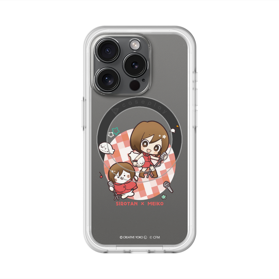 スリムプロテクションプレミアムケース with MagSafe［ しろたん×初音ミク - しろたん×MEIKO ］