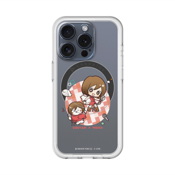 スリムプロテクションプレミアムケース with MagSafe［ しろたん×初音ミク - しろたん×MEIKO ］