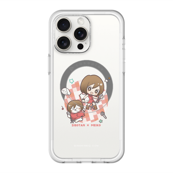 スリムプロテクションプレミアムケース with MagSafe［ しろたん×初音ミク - しろたん×MEIKO ］