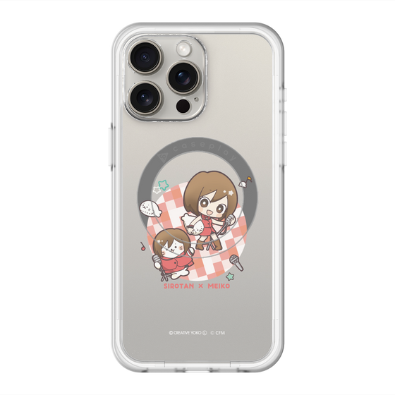 スリムプロテクションプレミアムケース with MagSafe［ しろたん×初音ミク - しろたん×MEIKO ］
