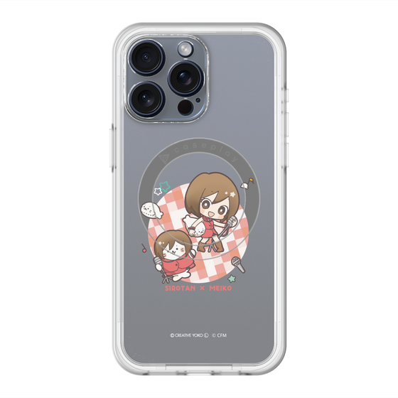 スリムプロテクションプレミアムケース with MagSafe［ しろたん×初音ミク - しろたん×MEIKO ］