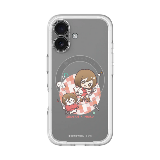 スリムプロテクションプレミアムケース with MagSafe［ しろたん×初音ミク - しろたん×MEIKO ］