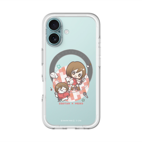 スリムプロテクションプレミアムケース with MagSafe［ しろたん×初音ミク - しろたん×MEIKO ］