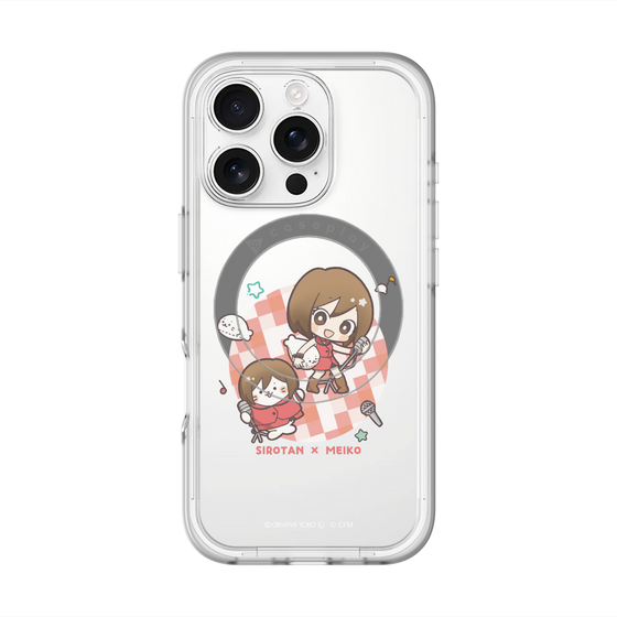 スリムプロテクションプレミアムケース with MagSafe［ しろたん×初音ミク - しろたん×MEIKO ］