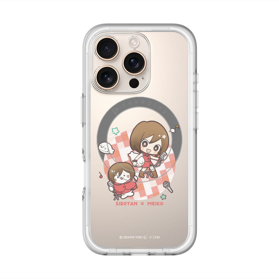 スリムプロテクションプレミアムケース with MagSafe［ しろたん×初音ミク - しろたん×MEIKO ］