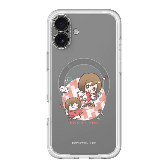 スリムプロテクションプレミアムケース with MagSafe［ しろたん×初音ミク - しろたん×MEIKO ］