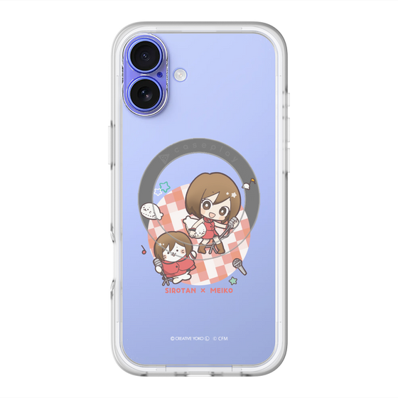 スリムプロテクションプレミアムケース with MagSafe［ しろたん×初音ミク - しろたん×MEIKO ］